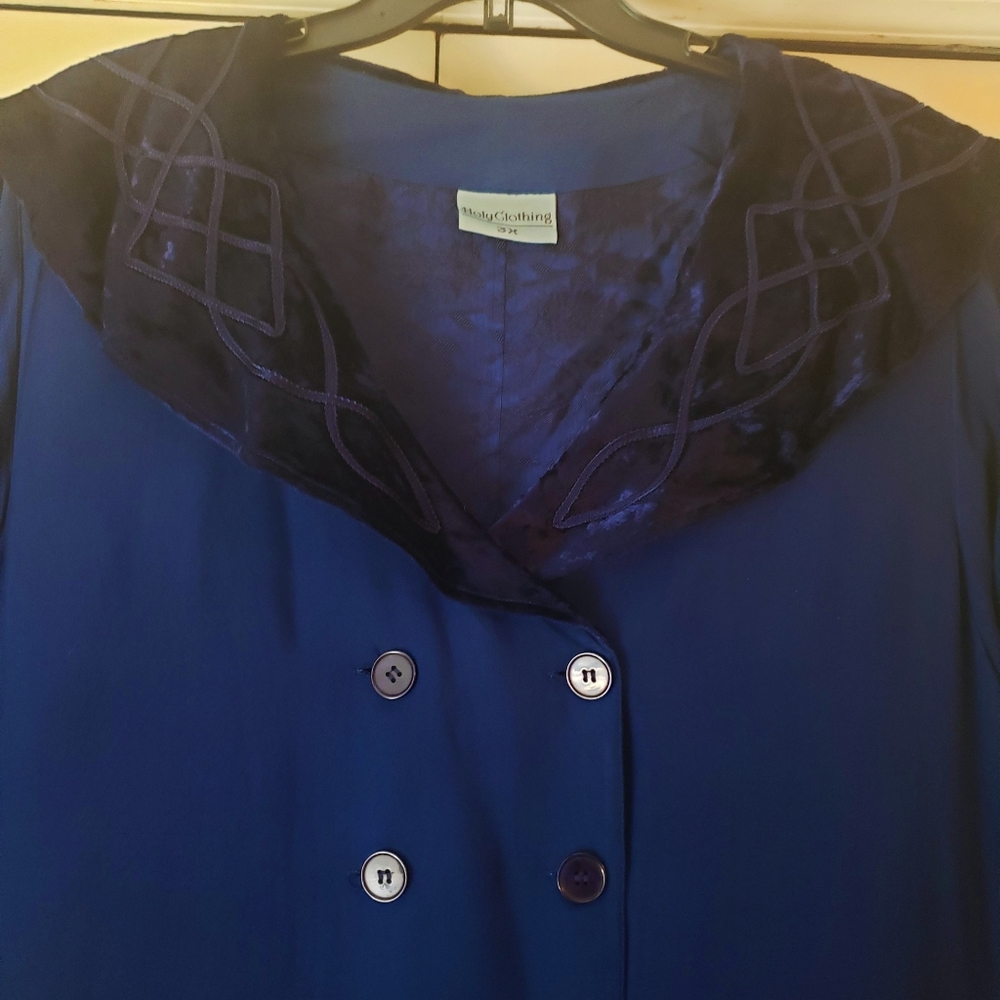 Holy Clothing Double-Breasted Maxi Kelly Coat 3x